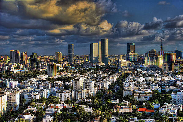 Tel Aviv Skyline Fascination by Ron Shoshani Tel Aviv Skyline Fascination by Ron Shoshani