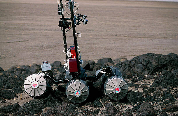 Wall Art - Photograph - Testing Of Cis Mars Rover In Usa by Science Photo Library