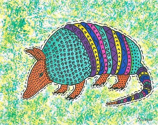 Texas Armadillo by SUSIE WEBER Texas Armadillo by SUSIE WEBER