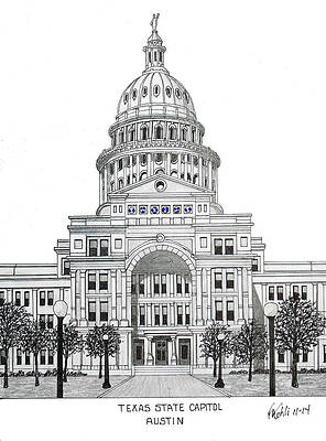 Texas State Capitol by Frederic Kohli Texas State Capitol by Frederic Kohli