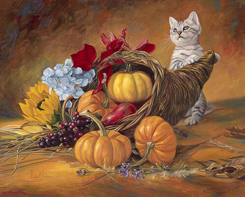 Wall Art - Painting - Thankful by Lucie Bilodeau