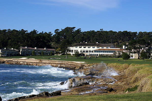 The 18th At Pebble Beach by Barbara Snyder The 18th At Pebble Beach by Barbara Snyder