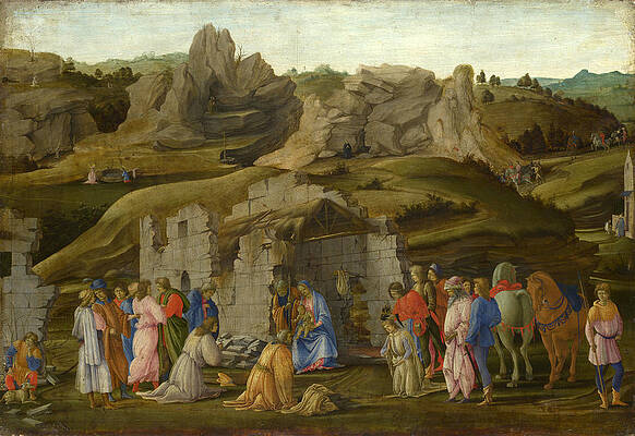 Featured Art - The Adoration of the Kings by Filippino Lippi