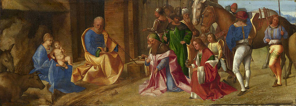 The Adoration of the Kings Print by Giorgione