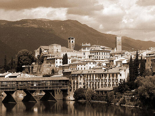 Wall Art - Photograph - The Architecture of Bassano del Grappa by Donna Corless