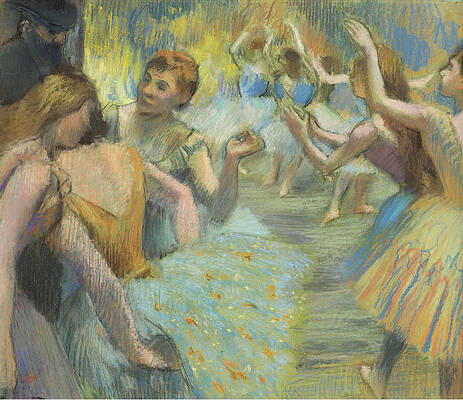 The Ballet Print by Edgar Degas