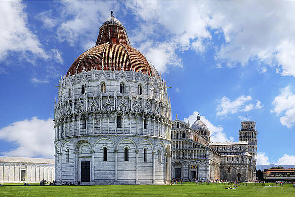 The Baptistery, Cathedral & Leaning Print by Artie Photography (artie Ng)