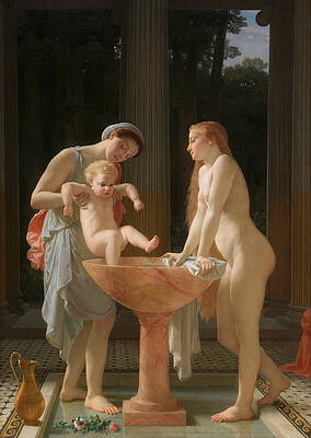 The Bath Print by Charles Gleyre