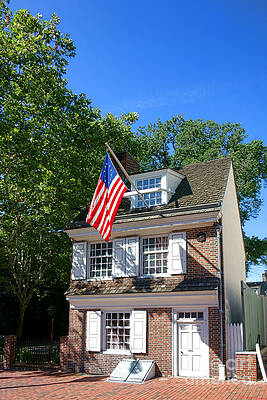 Wall Art - Photograph - The Betsy Ross House by Olivier Le Queinec