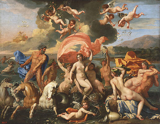 The Birth of Venus Print by Nicolas Poussin