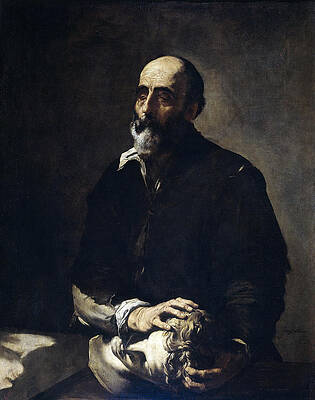 The Blind Sculptor or Allegory of Touch Print by Jusepe de Ribera