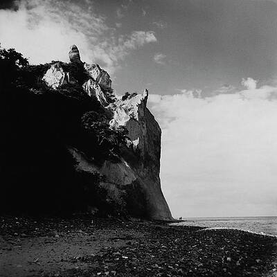 Wall Art - Photograph - The Chalk Cliffs by Horst P. Horst
