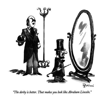 Wall Art - Drawing - The Derby Is Better.  That Makes You Look Like by Eldon Dedini