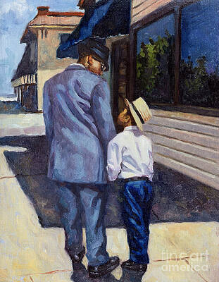 Wall Art - Painting - The Education of a King by Colin Bootman