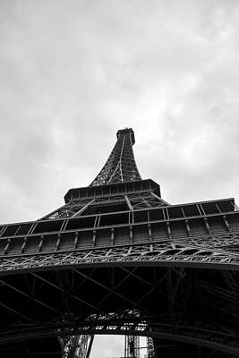 Wall Art - Photograph - The Eiffel Tower From Below by Scott Lyons
