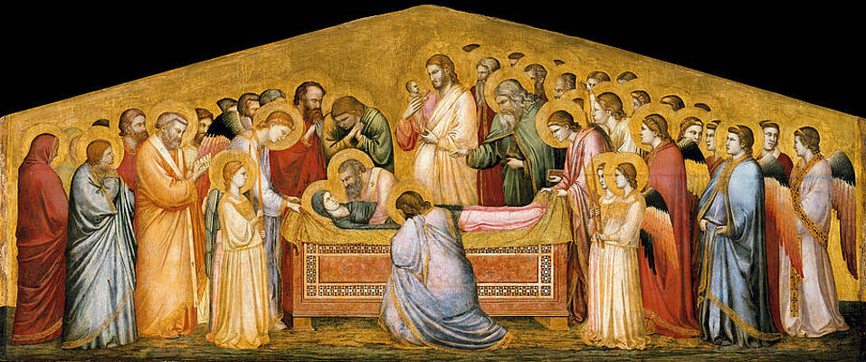 The Entombment of Mary Print by Giotto