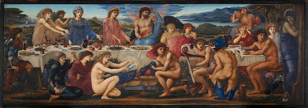 The Feast of Peleus Print by Edward Burne-Jones