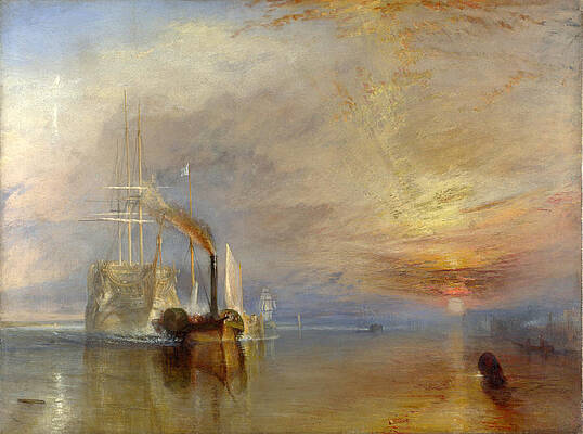 The Fighting Temeraire Print by Joseph Mallord William Turner