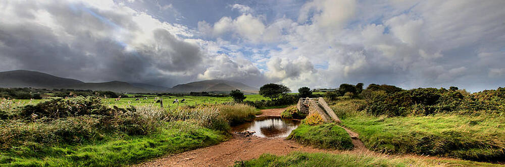 Wall Art - Photograph - The Ford 'n The Footbridge by Mark Callanan
