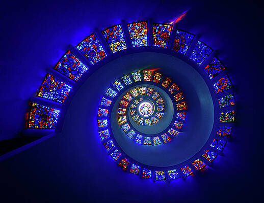 Wall Art - Photograph - The Glory Window by Michael Zheng