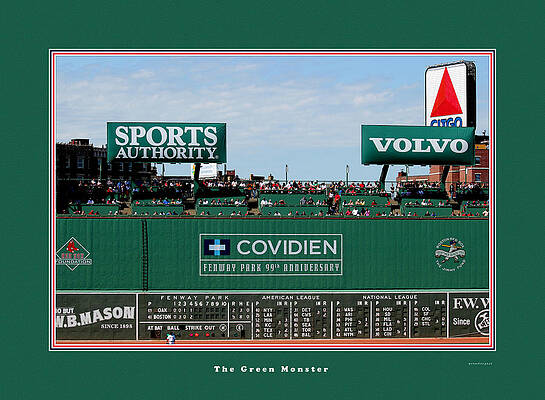 The Green Monster Fenway Park by Tom Prendergast The Green Monster Fenway Park by Tom Prendergast