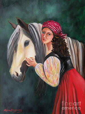 The Gypsy's Vanner Horse by Lora Duguay The Gypsy's Vanner Horse by Lora Duguay