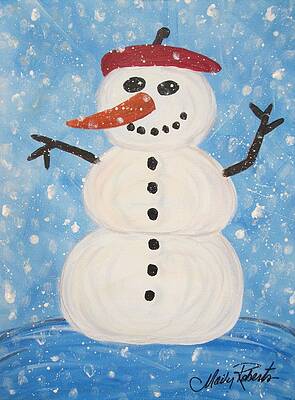 Snowman Paintings (Page #20 of 35) | Fine Art America