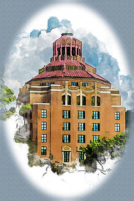 Wall Art - Photograph - The Heart of Asheville by John Haldane