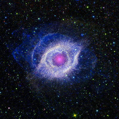 Wall Art - Photograph - The Helix Nebula by Adam Romanowicz