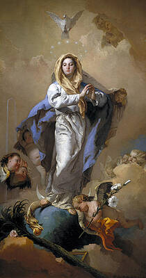 Giovanni Battista Tiepolo Art - The Immaculate Conception by Giovanni Battista Tiepolo