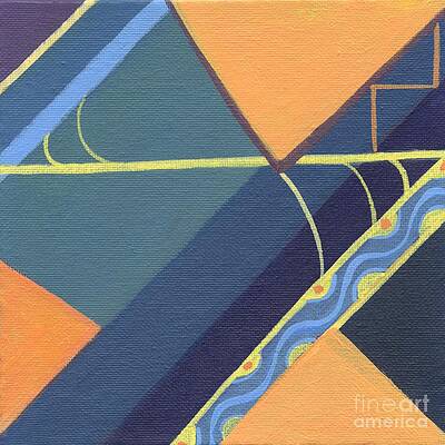 Wall Art - Painting - The Joy of Design X X I I  by Helena Tiainen
