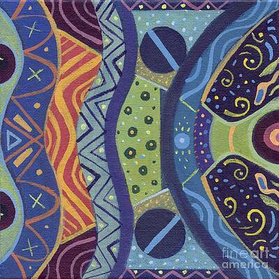 Wall Art - Painting - The Joy of Design X X I I I by Helena Tiainen