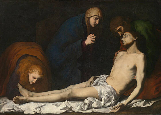 The Lamentation over the Dead Christ Print by Jusepe de Ribera