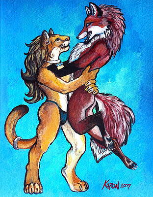 The Lion and the Fox by Karon Melillo DeVega The Lion and the Fox by Karon Melillo DeVega