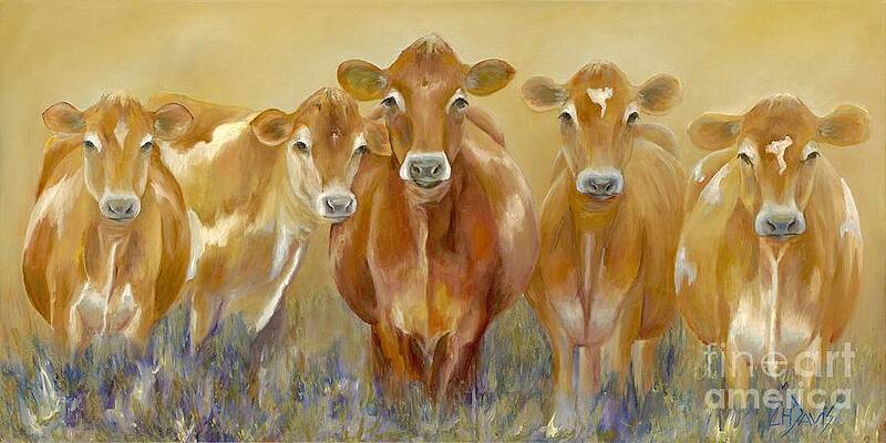 Jersey Cow Paintings | Fine Art America