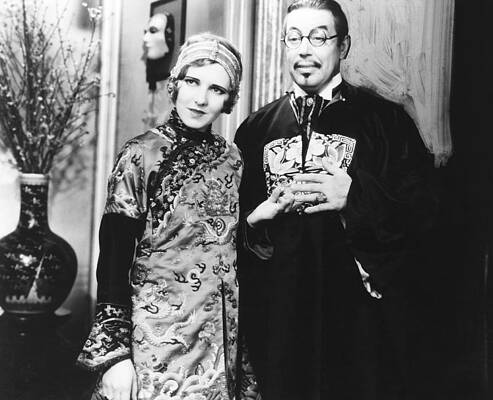 Wall Art - Photograph - The Mysterious Dr. Fu Manchu, From Left by Everett