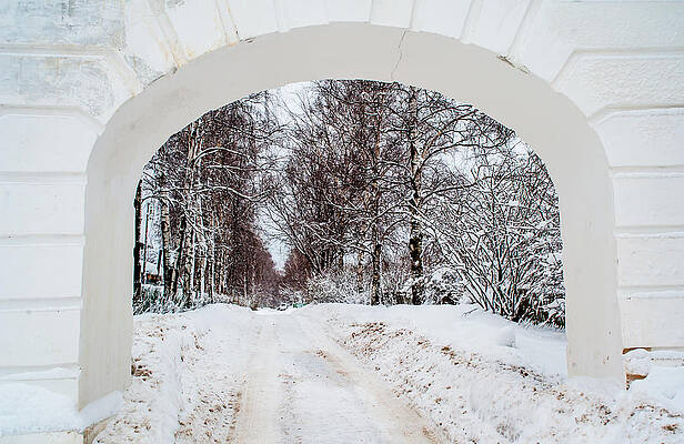 Wall Art - Photograph - The Old Entrance to the Homestead Karabicha 1. Russia by Jenny Rainbow