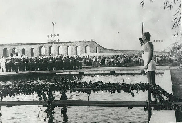 Wall Art - Photograph - The Olympic Torch Arrives In Istanbul� by Retro Images Archive