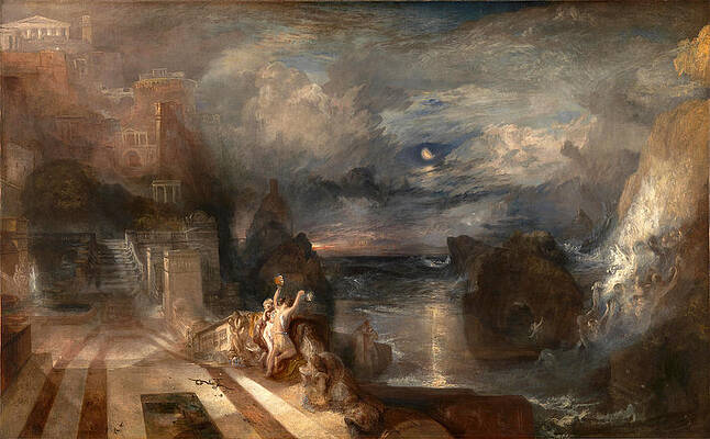 The Parting of Hero and Leander Print by Joseph Mallord William Turner
