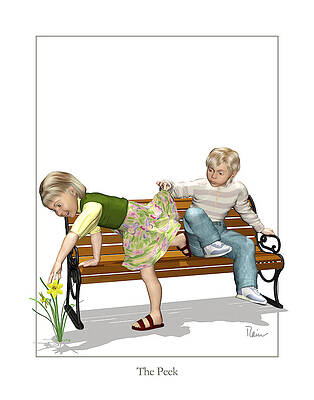 The Peek by Rainer Freytag The Peek by Rainer Freytag