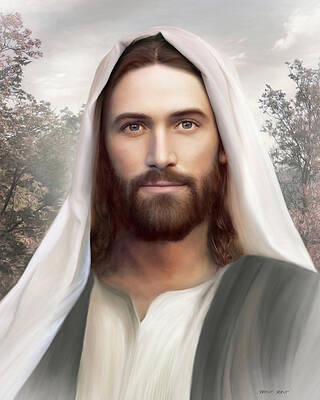 Wall Art - Painting - The Resurrection and the Life by Brent Borup