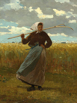 The Return of the Gleaner Print by Winslow Homer