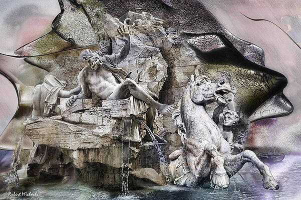 Wall Art - Photograph - The River God Rio De La Plata by Robert Michaels