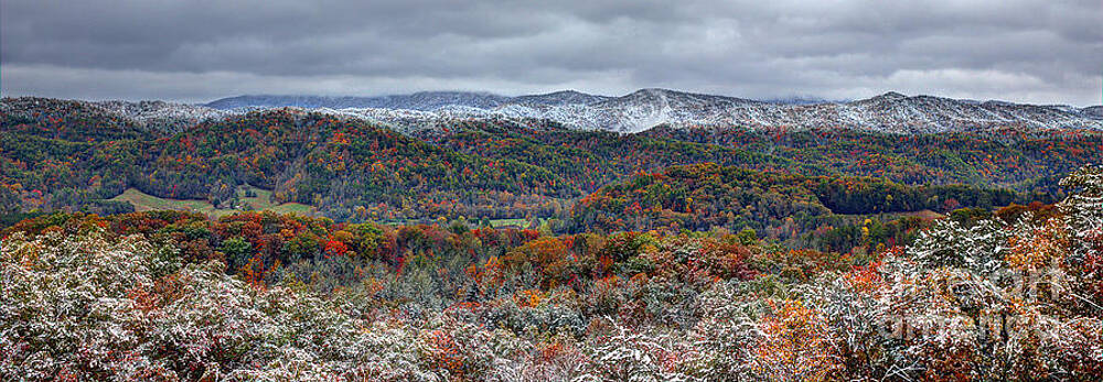 Wall Art - Photograph - The Snow Began To Fall by Michael Eingle
