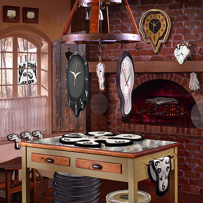 Wall Art - Photograph - The Soft Clock Shop 3 by Mike McGlothlen