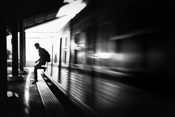 Wall Art - Photograph - @the Station: Rush Arrival by Sebastian Kisworo