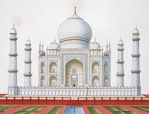 Taj Mahal Drawings Fine Art America