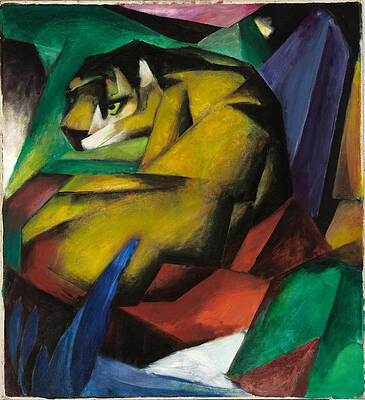 The Tiger Print by Franz Marc