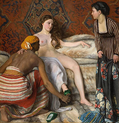 The Toilet Print by Frederic Bazille