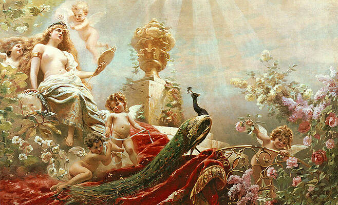 The Toilet of Venus Print by Konstantin Makovsky